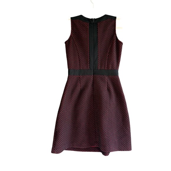 Tabitha Womens Sleeveless Textured Dress Size 4 Black & Red Pattern - Picture 2 of 9